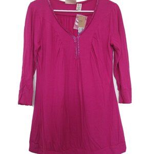 DKNY Jeans Size XL Pink Top NWT